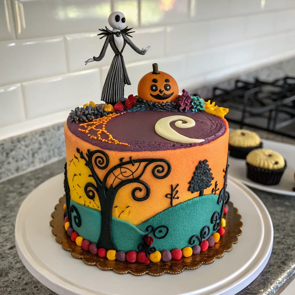 Nightmare Before Christmas Cake