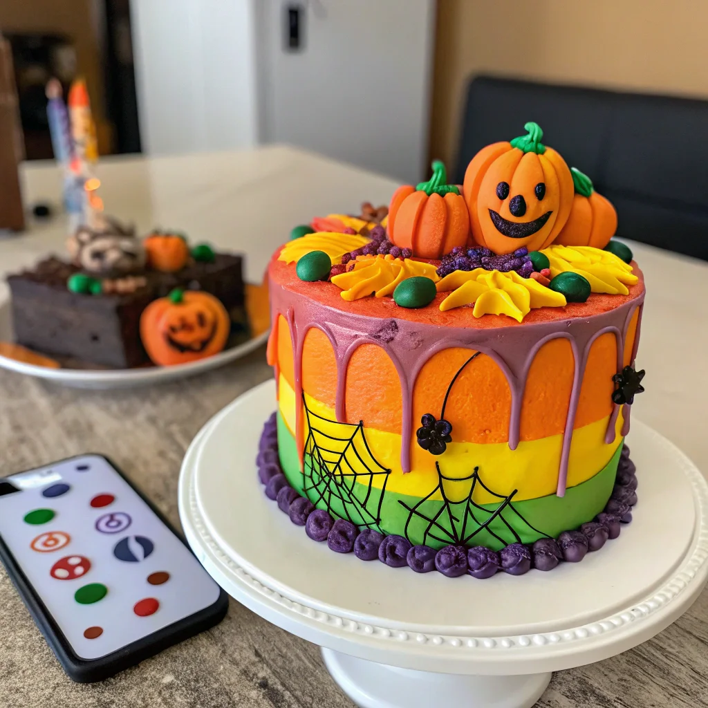 Halloween Birthday Cake