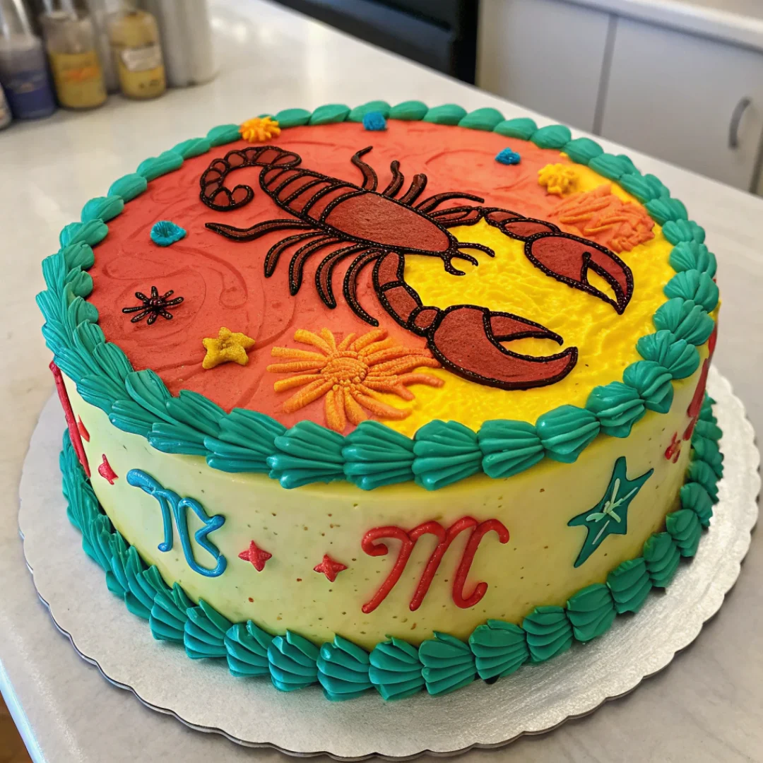 scorpio cake
