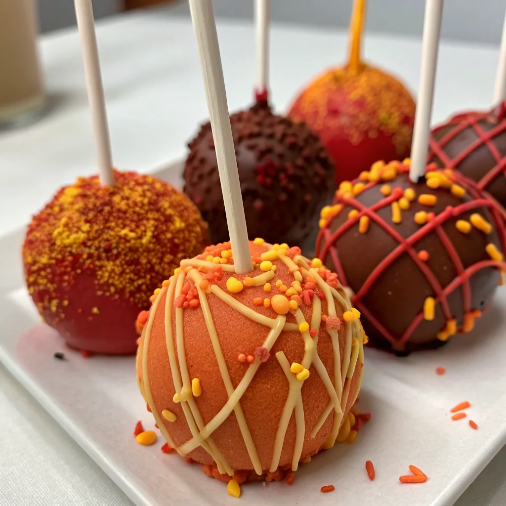 Fall Cake Pops