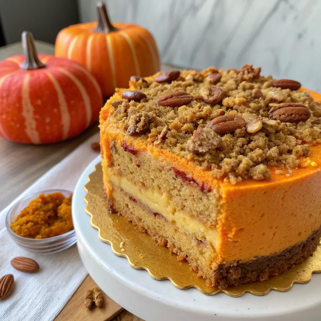 Delicious Pumpkin Crunch Cake Recipe – Perfect for Fall Desserts & Holiday Gatherings! 1 Delicious Pumpkin Crunch Cake Recipe – Perfect for Fall Desserts & Holiday Gatherings!
