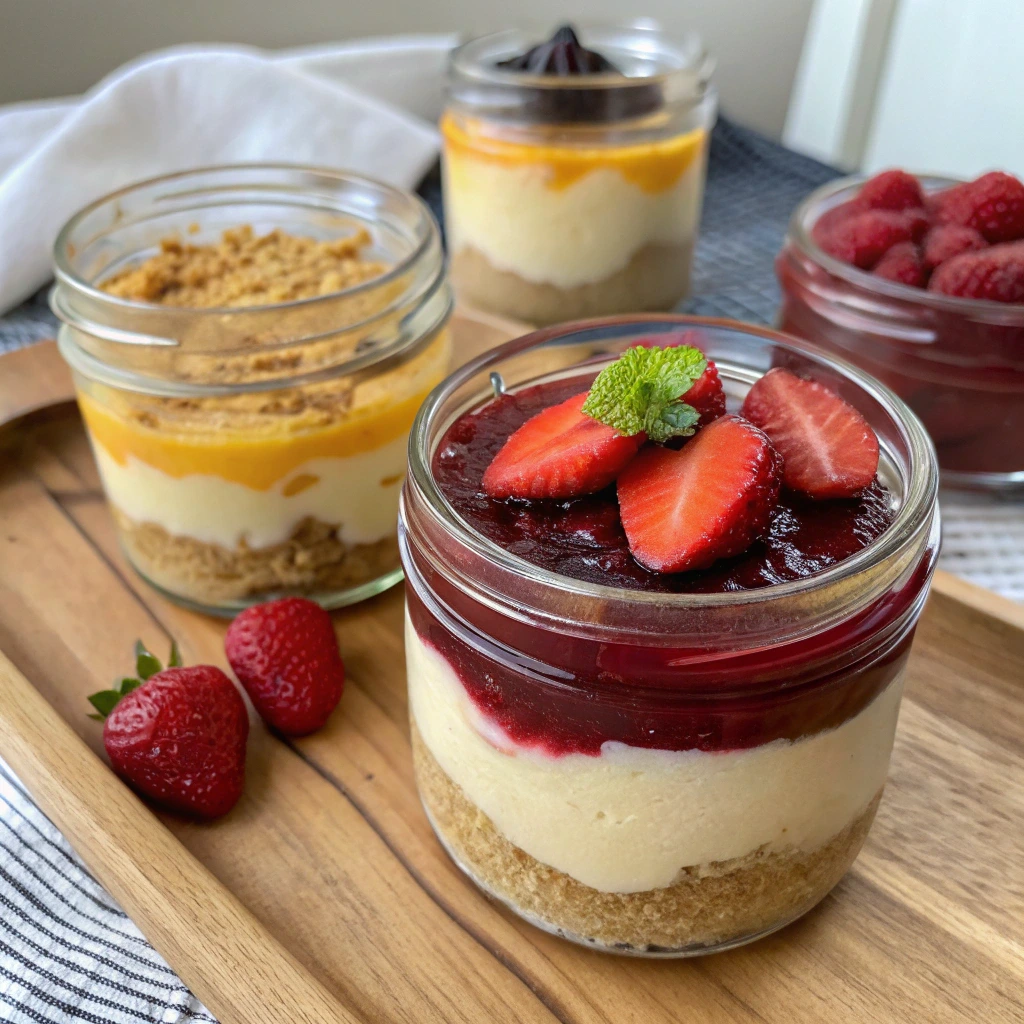 High-Protein Cheesecake Jars: Guilt-Free Treat Packed with Flavor 1 High Protein Cheesecake Jars - High-Protein Cheesecake Jars: Guilt-Free Treat Packed with Flavor