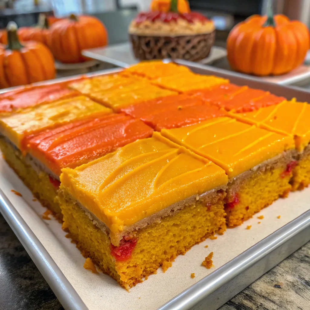 Moist Pumpkin Sheet Cake Recipe – Perfect for Fall Desserts & Holiday Gatherings! 1 Moist Pumpkin Sheet Cake Recipe – Perfect for Fall Desserts & Holiday Gatherings!
