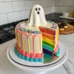 Spooky Ghost Cake – A Fun and Easy Halloween Dessert Idea!