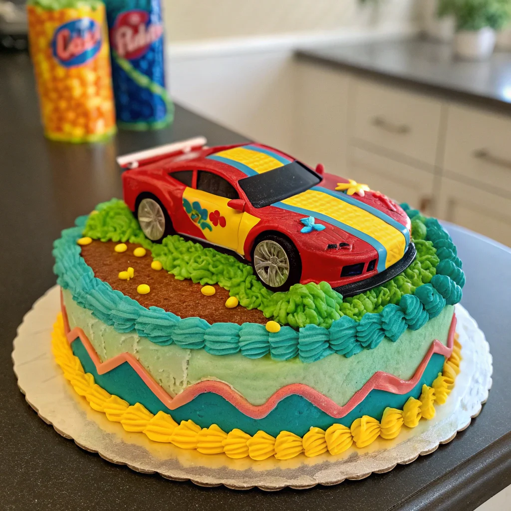 Cars Theme Cake: A Fun and Fast-Filled Cake for Young Racers 1 cars theme cake