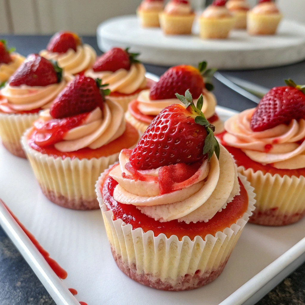 Strawberry Cheesecake Cupcakes – Sweet, Creamy, and Easy to Make 1 strawberry cheesecake cupcakes - Strawberry Cheesecake Cupcakes – Sweet, Creamy, and Easy to Make