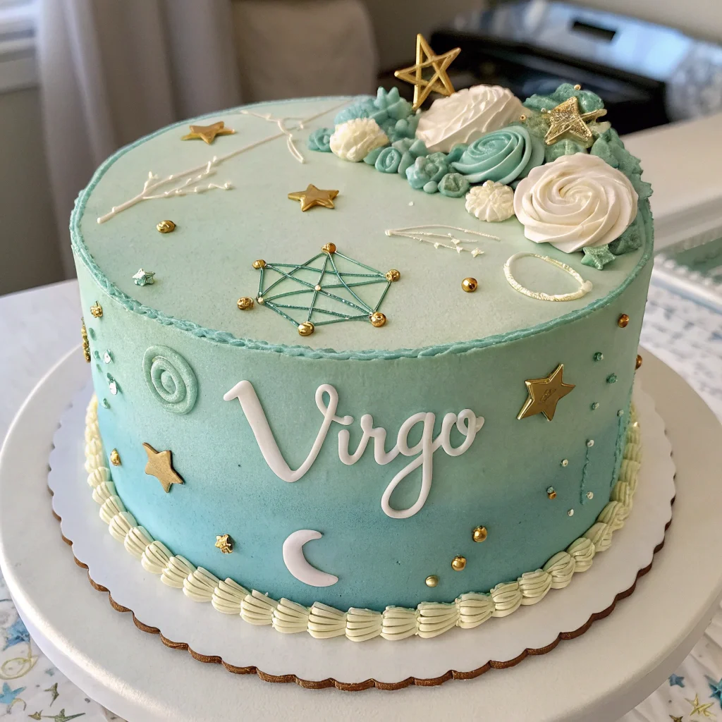 Virgo Cake Ideas: Elegant and Earthy Designs for a Virgo-Inspired Celebration 1 virgo cake ideas