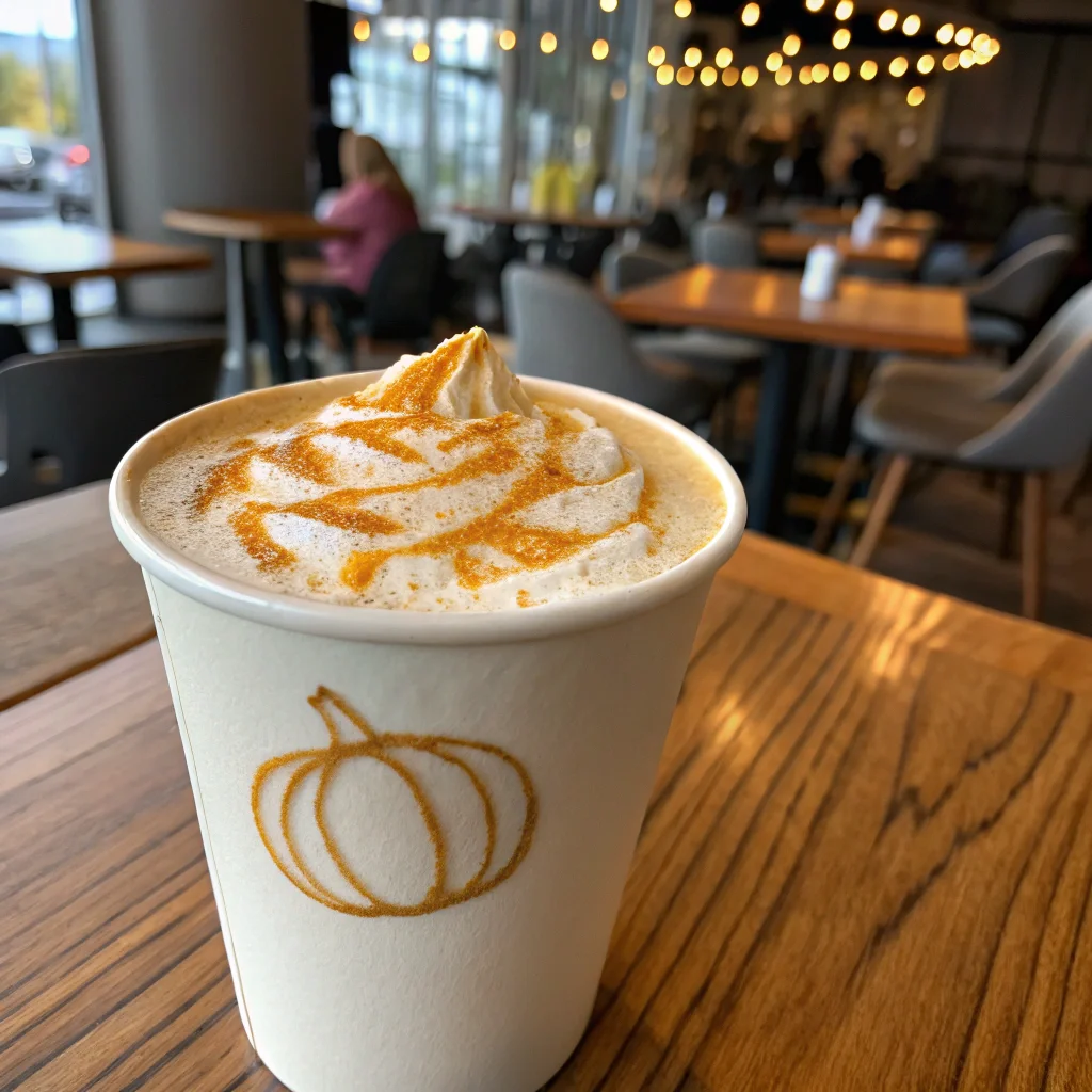 Pumpkin cream cold foam
