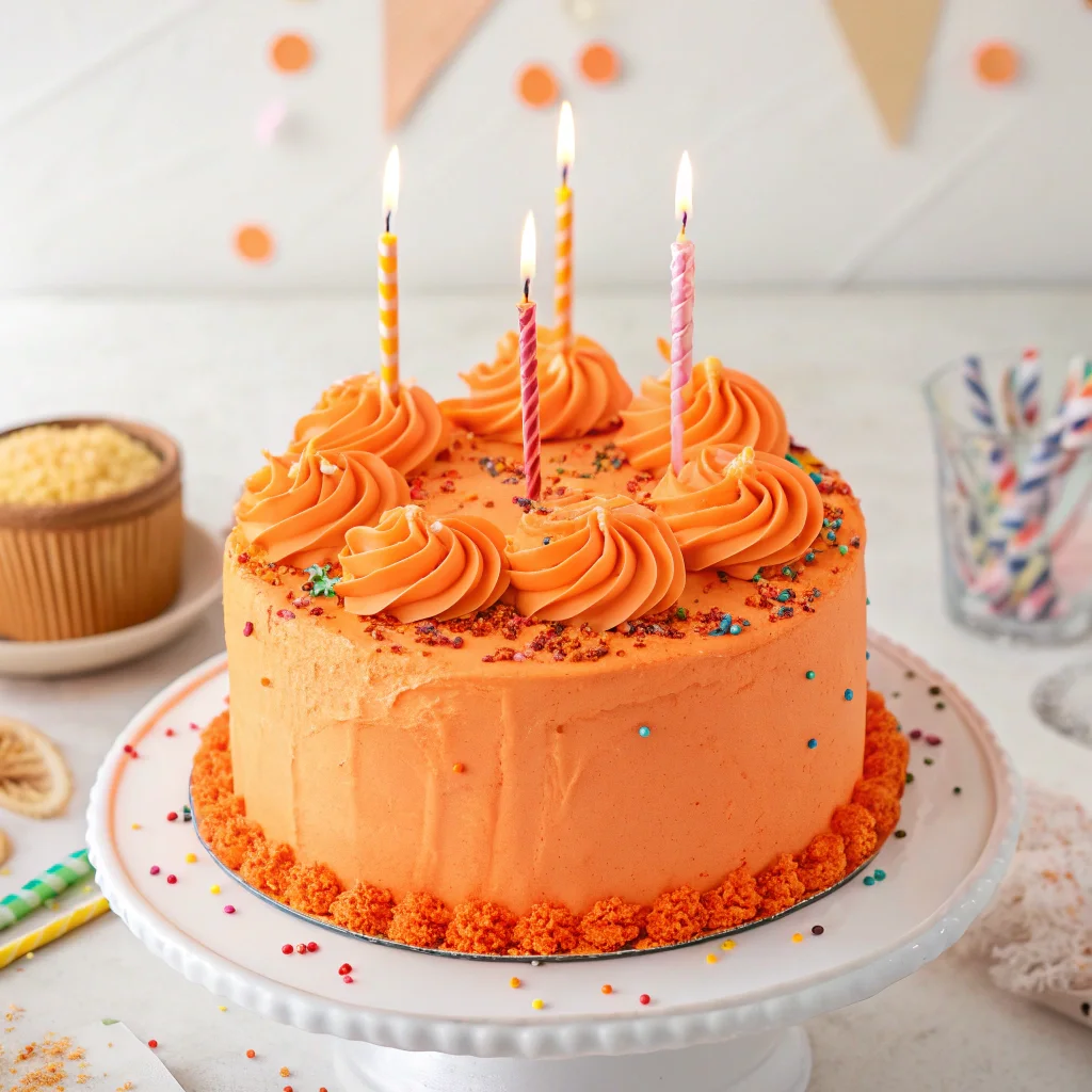 Birthday Orange Cake 1 birthday Orange cakes