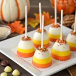 Fall cake pops - Candy Corn Cakepops