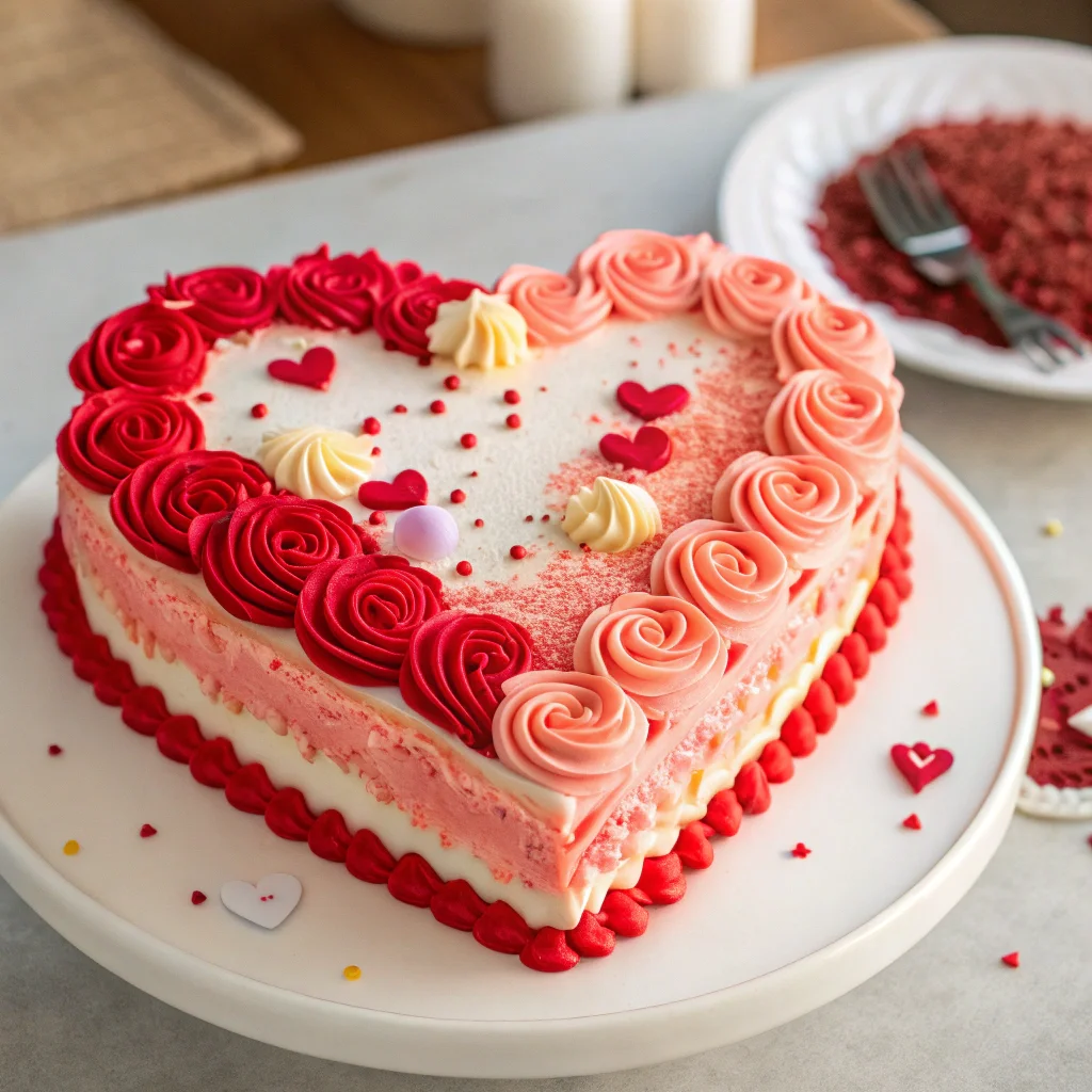 heart cake
