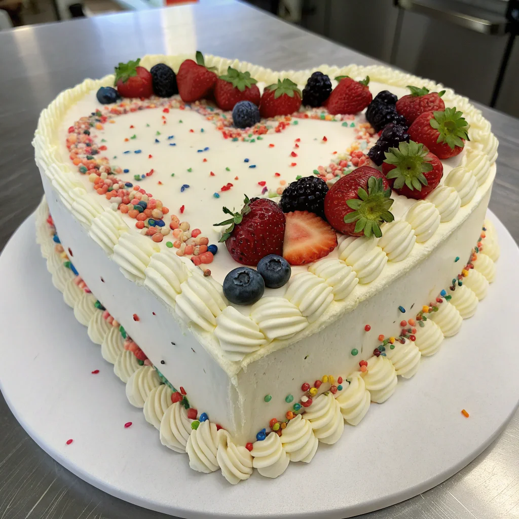 Heart Cake Recipe 1 heart cake
