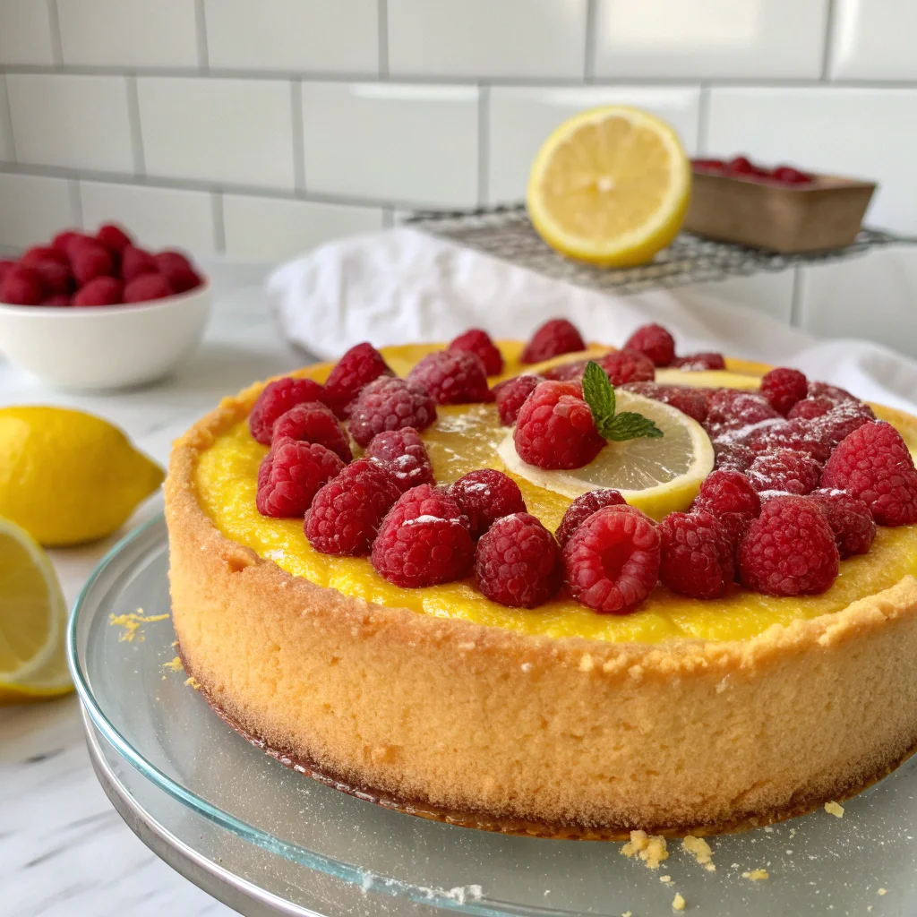 Lemon Raspberry Cake 1 lemon cake Raspberry