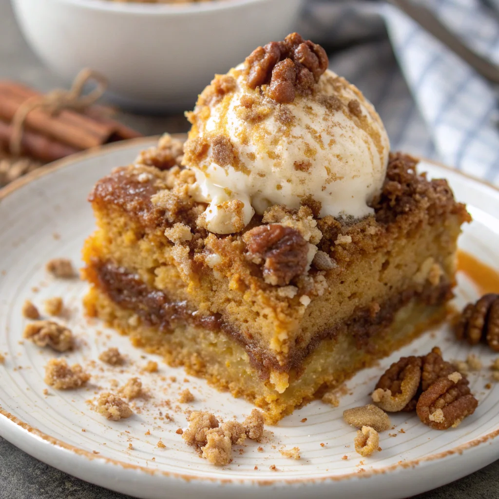 pumpkin dump cake recipe