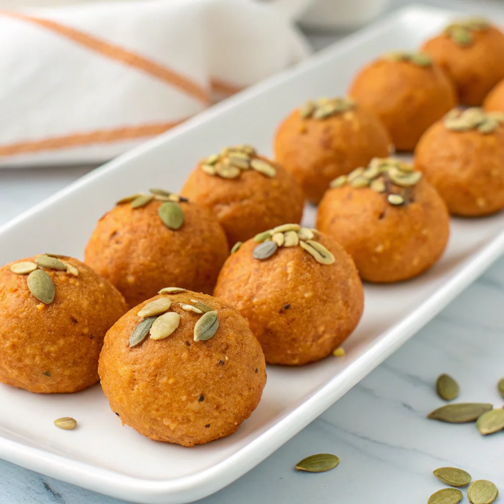 Pumpkin protein balls