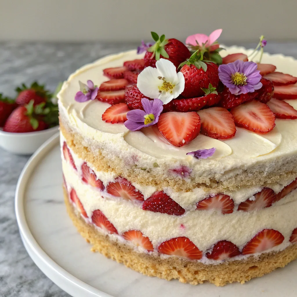 strawberry cake