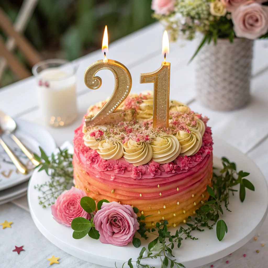 21st birthday cake