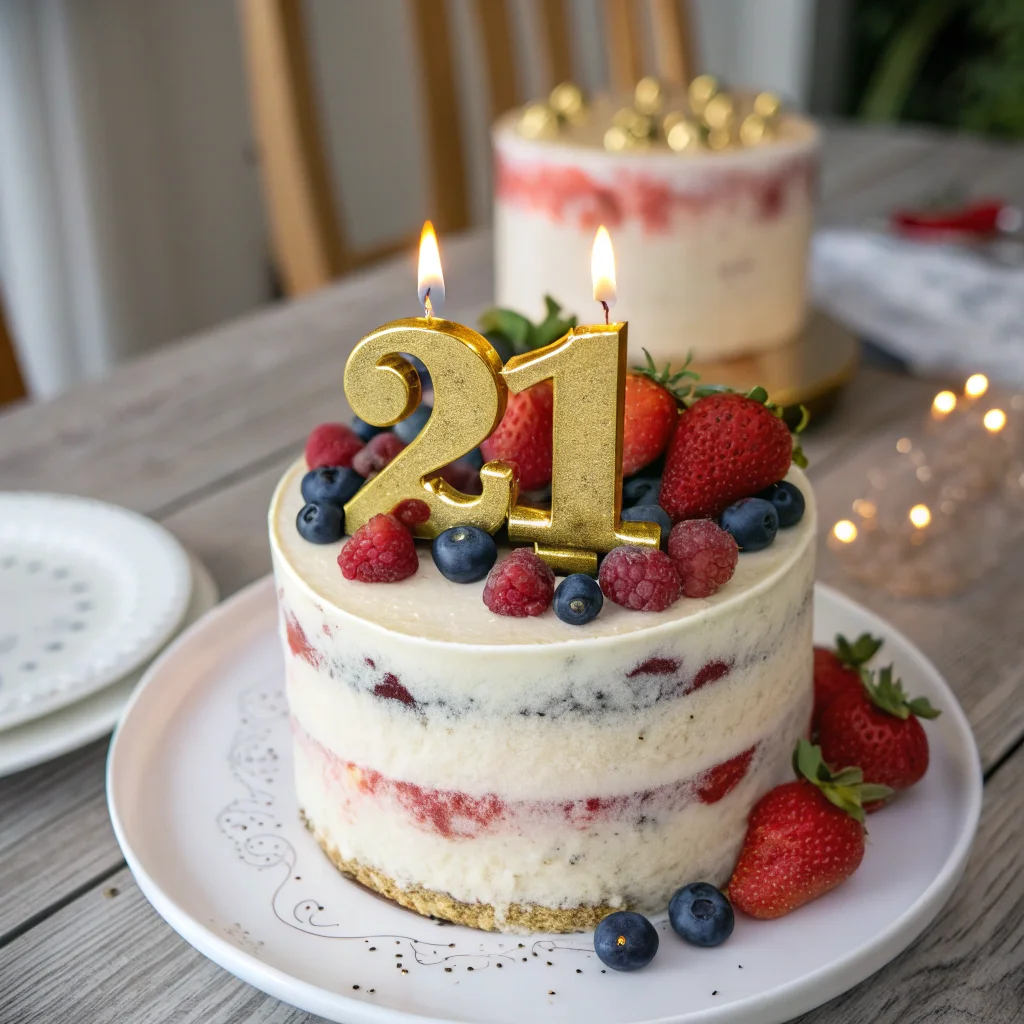 21st birthday cake