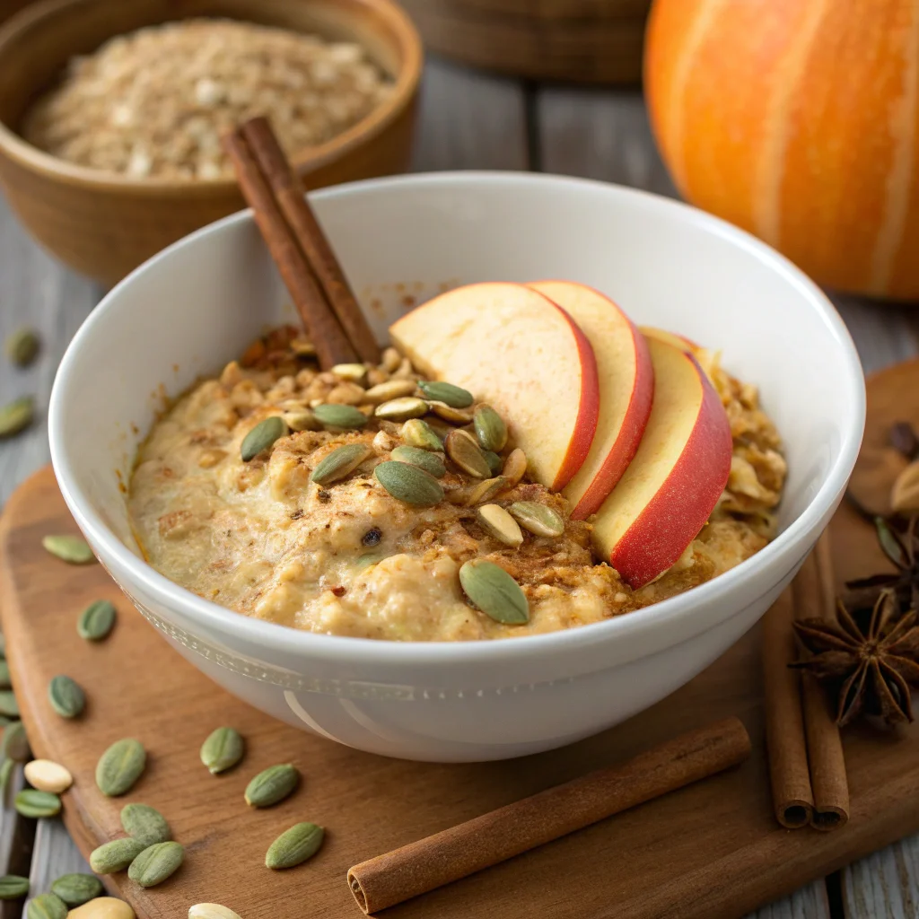 Pumpkin Overnight Oats 1 Pumpkin overnight oats