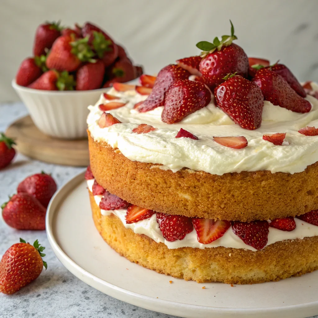 Strawberry Cake 1 strawberry cake